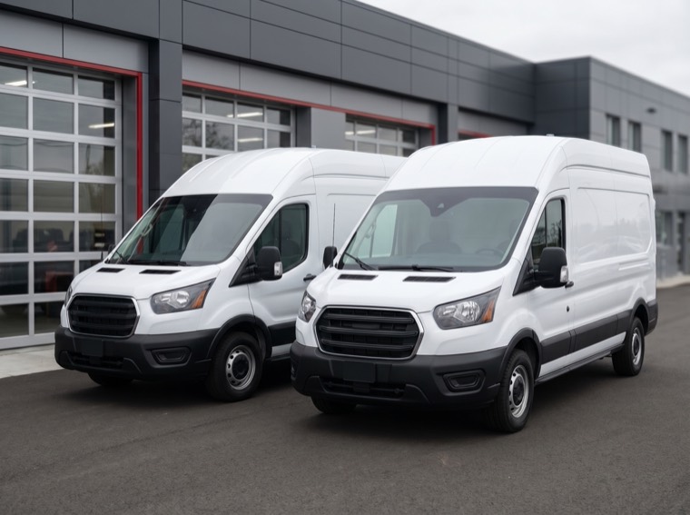 Commercial & Delivery Vans fleet collision repair at TriState Collision Center
